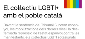 El col·lectiu LGBTI+ amb el poble català